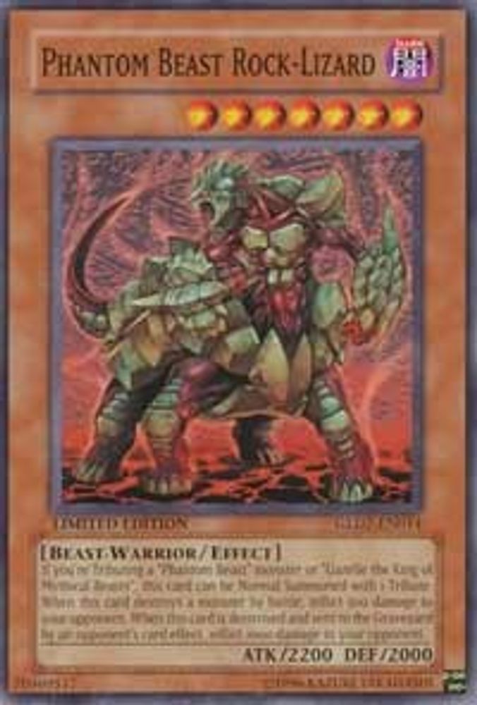 Phantom Beast Rock-Lizard (GLD2-EN014) - Common