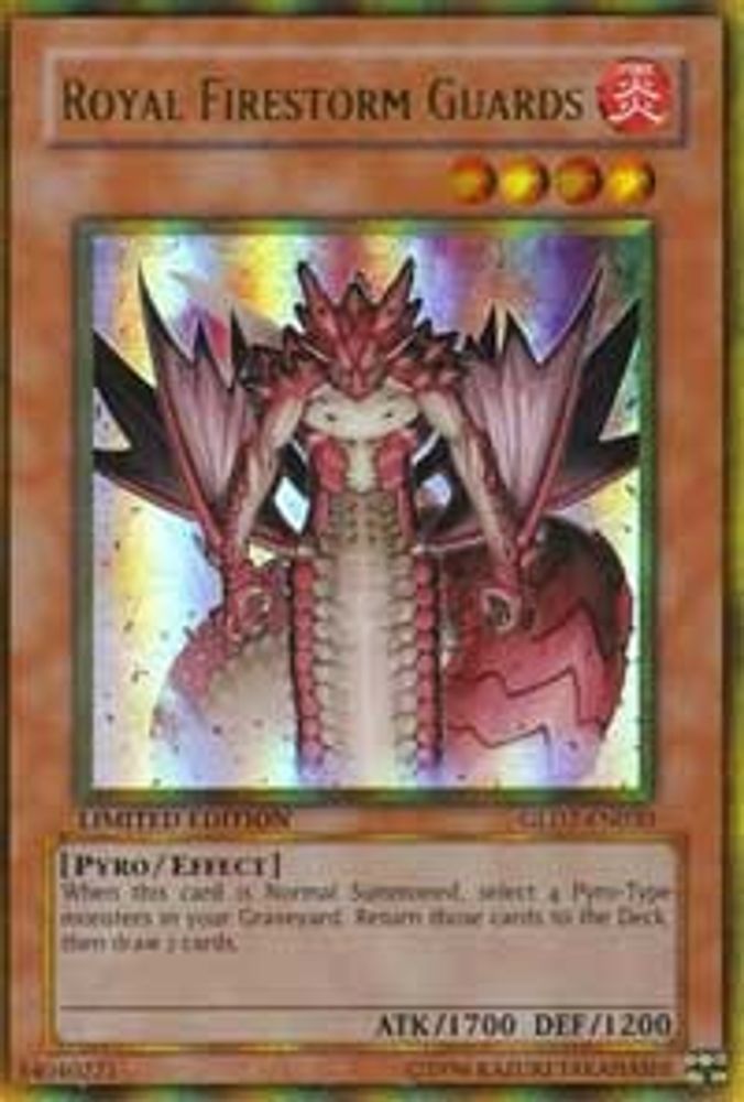 Gardes royaux de la tempête de feu [GLD2-EN030] Ultra Rare 