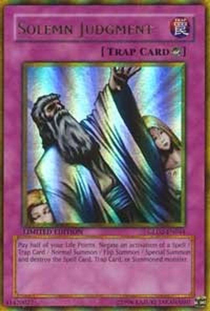Solemn Judgment (GLD2-EN044) - Ultra Rare