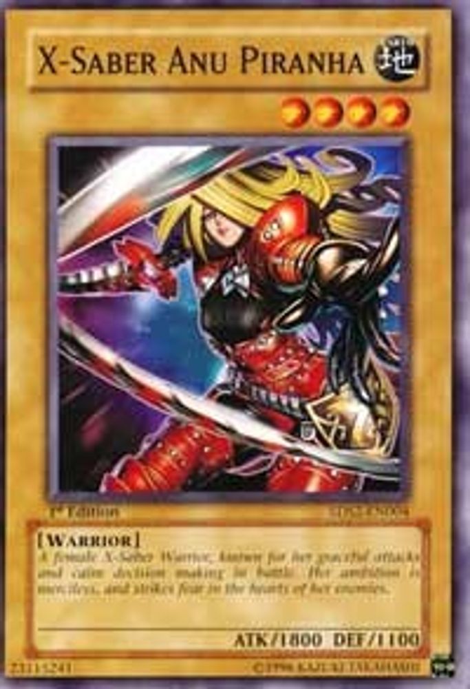 X-Saber Anu Piranha (5DS2-EN004) - Common