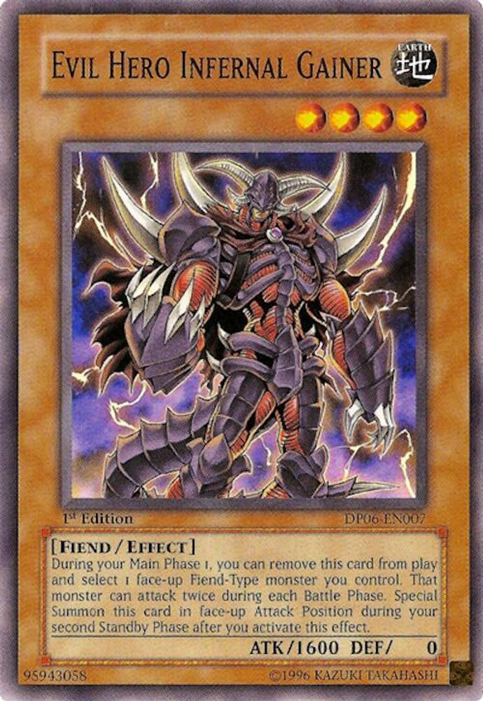 Evil Hero Infernal Gainer (DP06-EN007) - Common