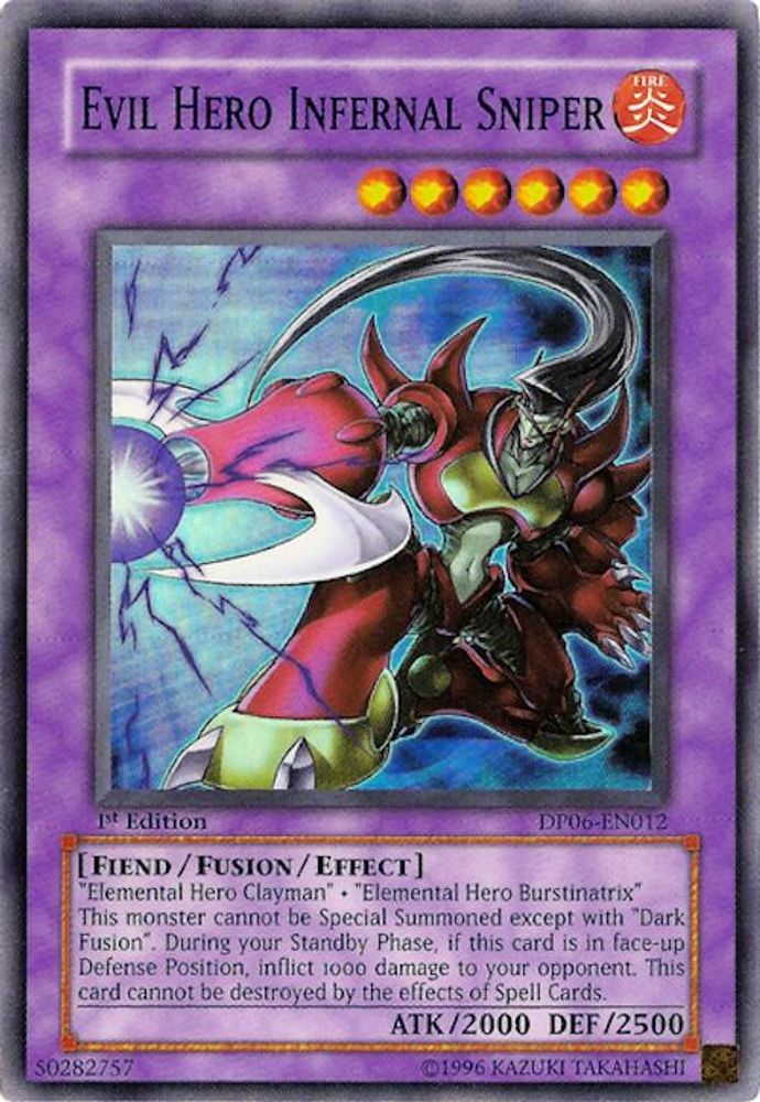Evil Hero Infernal Sniper (DP06-EN012) - Super Rare