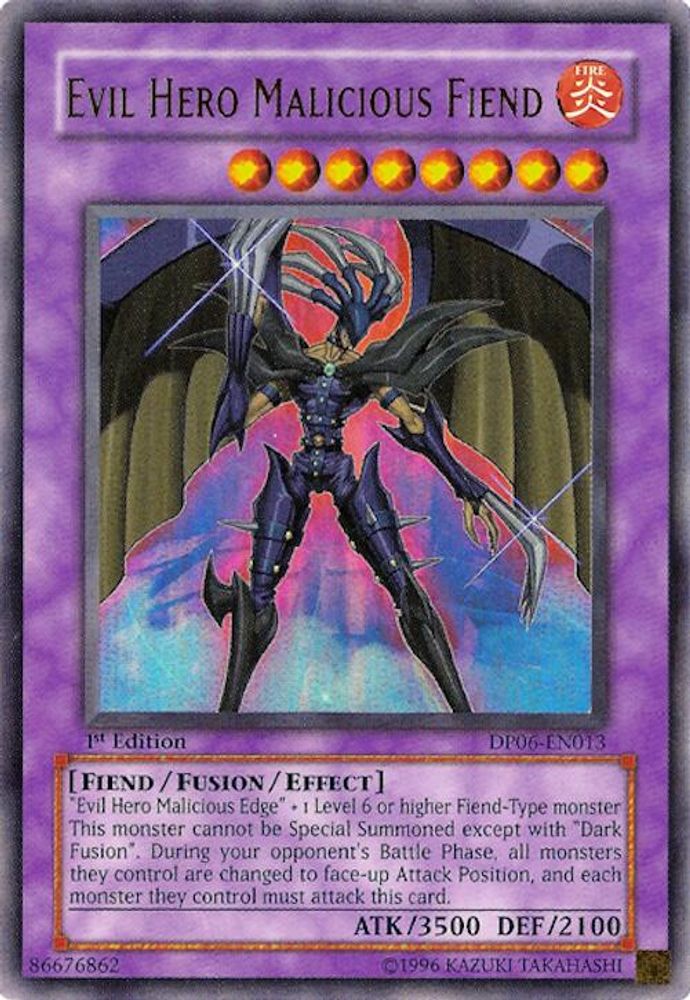 Evil Hero Malicious Fiend (DP06-EN013) - Ultra Rare