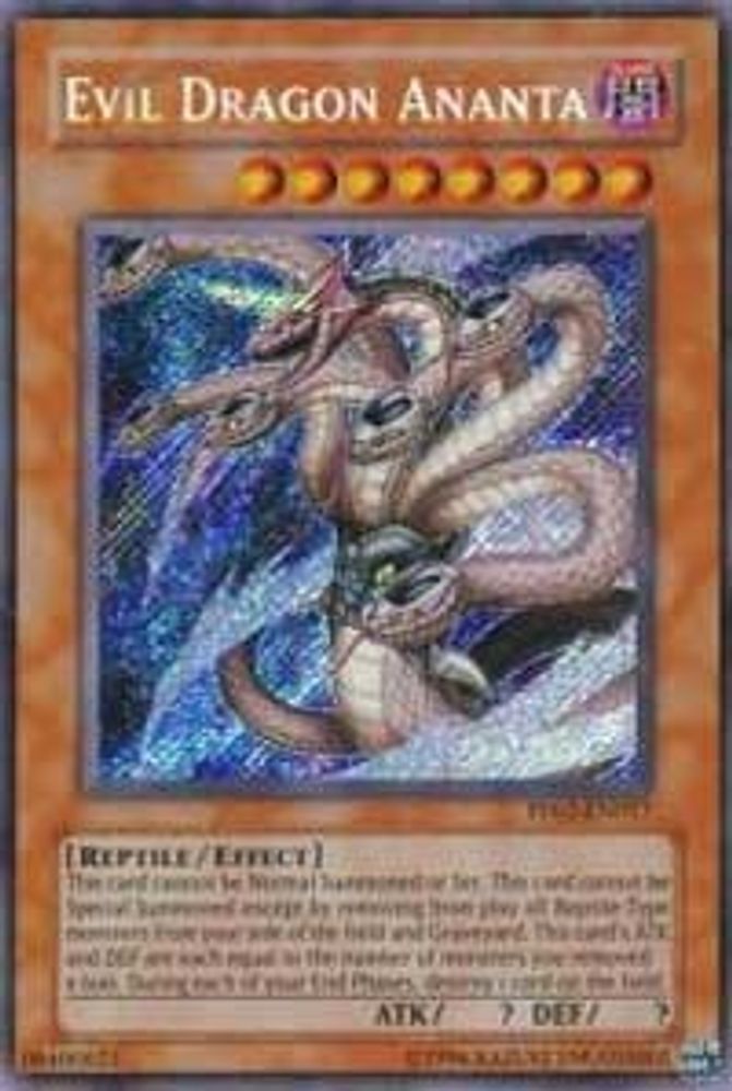Evil Dragon Ananta (PP02-EN017) - Secret Rare