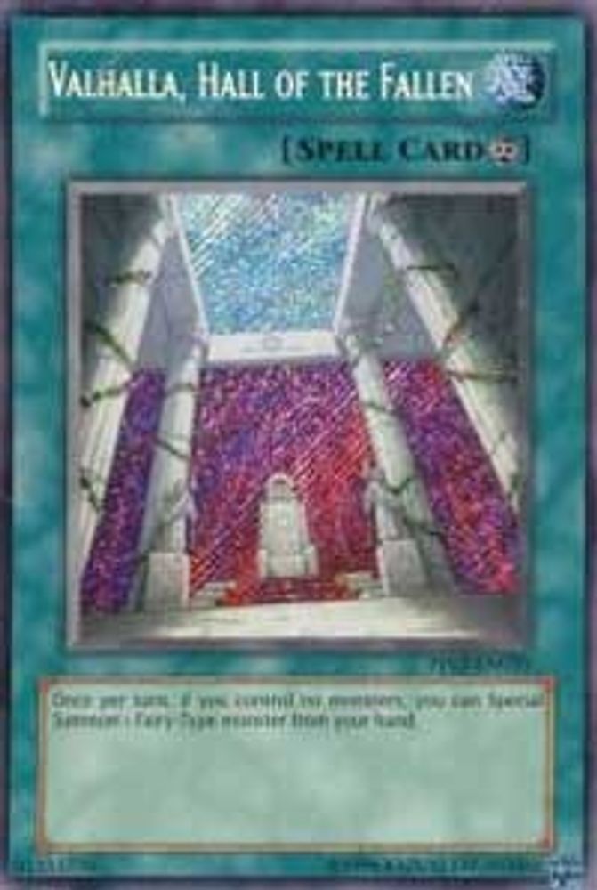 Valhalla, Hall of the Fallen (PP02-EN020) - Secret Rare