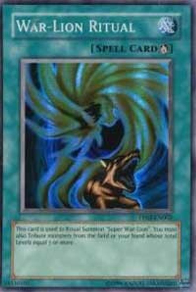 War-Lion Ritual (PP02-EN002) - Super Rare