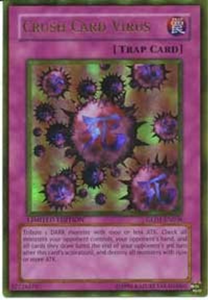 Crush Card Virus (GLD1-EN038) - Gold Rare