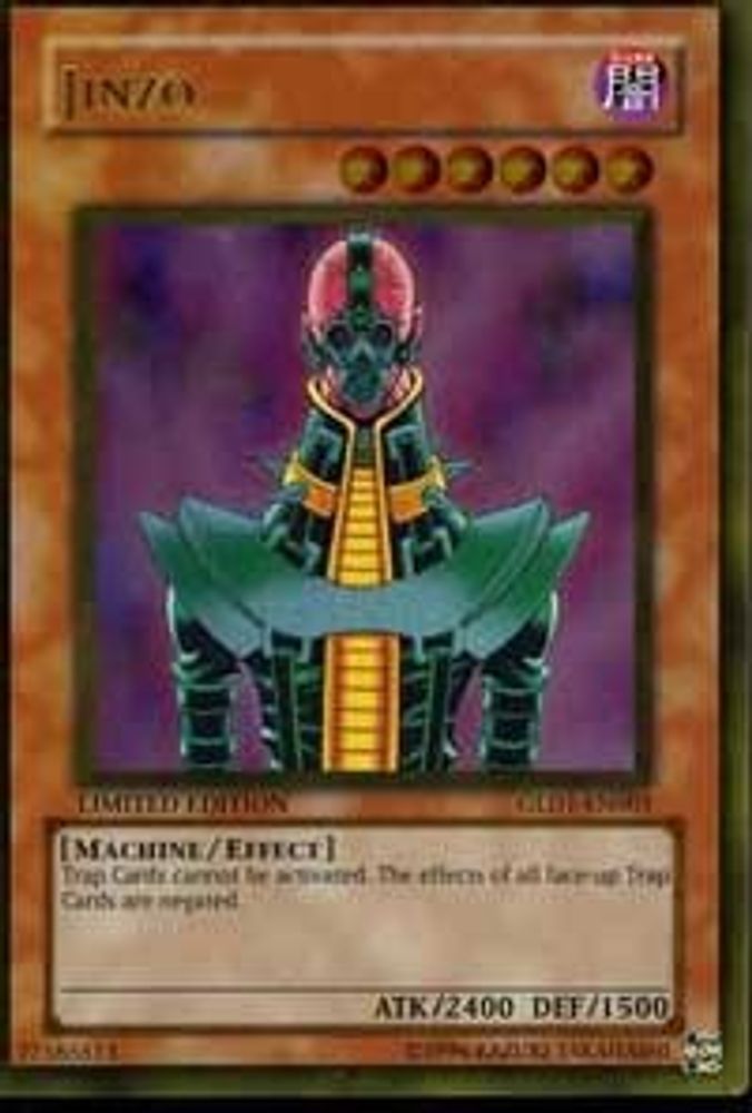 Jinzo [GLD1-EN003] Or Rare 