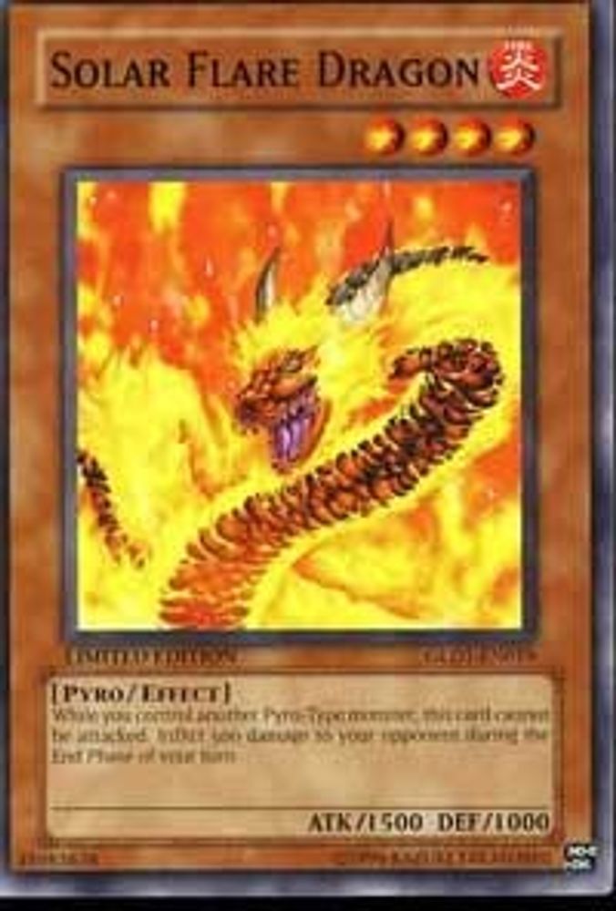 Solar Flare Dragon (GLD1-EN019) - Common