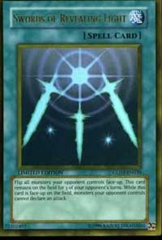 Épées de lumière révélatrice [GLD1-EN030] Or Rare 