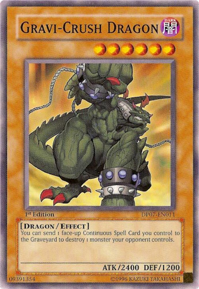 Gravi-Crush Dragon (DP07-EN011) - Common
