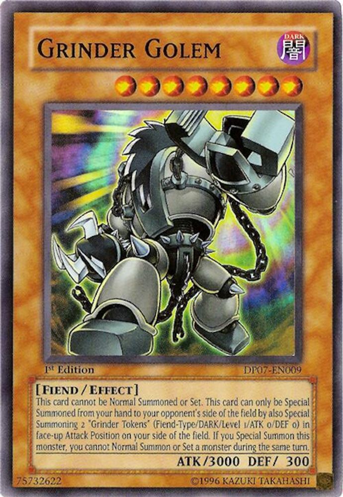 Grinder Golem (DP07-EN009) - Super Rare