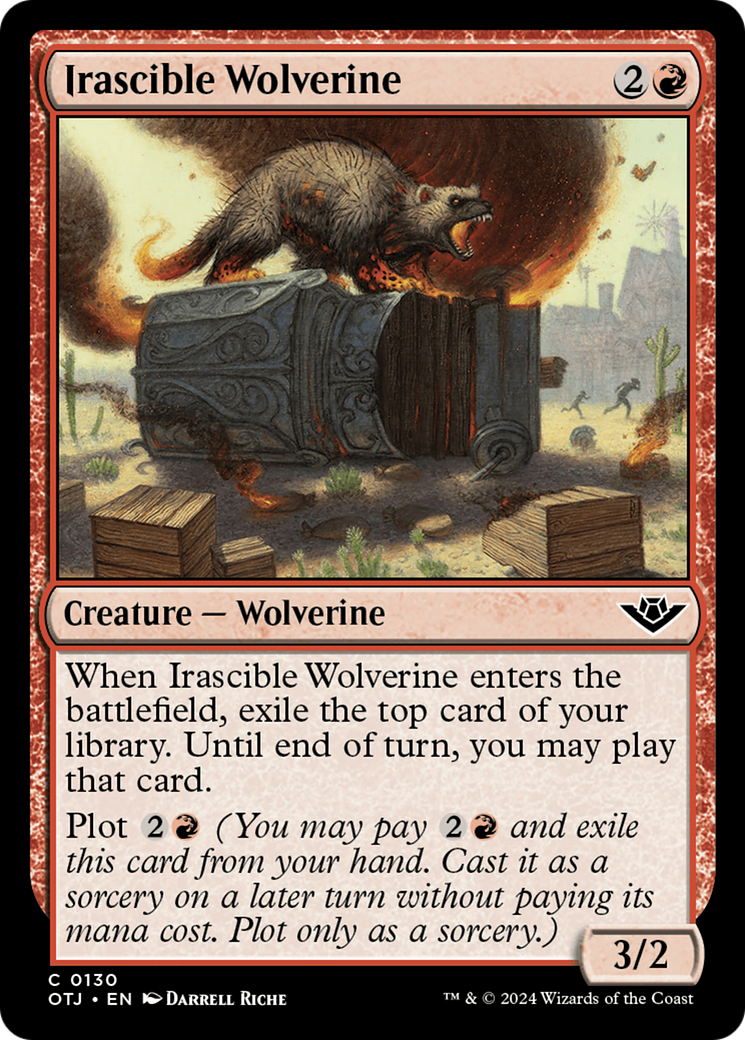 Wolverine irascible [Hors la loi de Thunder Junction] 