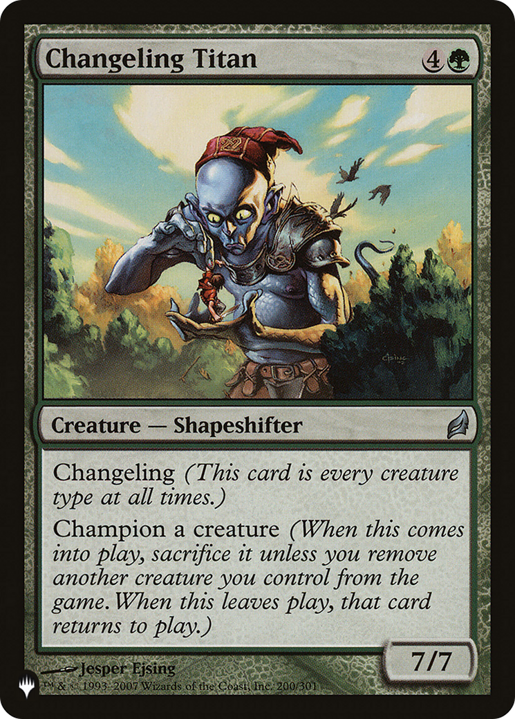 Changeling Titan (LIST-LRW-200) - The List