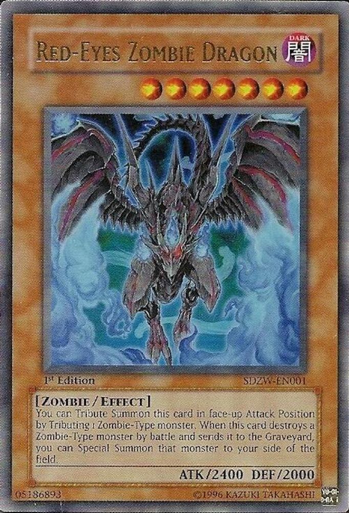 Dragon Zombie aux Yeux Rouges [SDZW-EN001] Ultra Rare 
