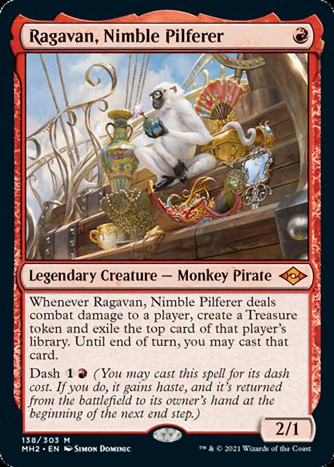Ragavan, Nimble Pilferer (MH2-138) - Modern Horizons 2