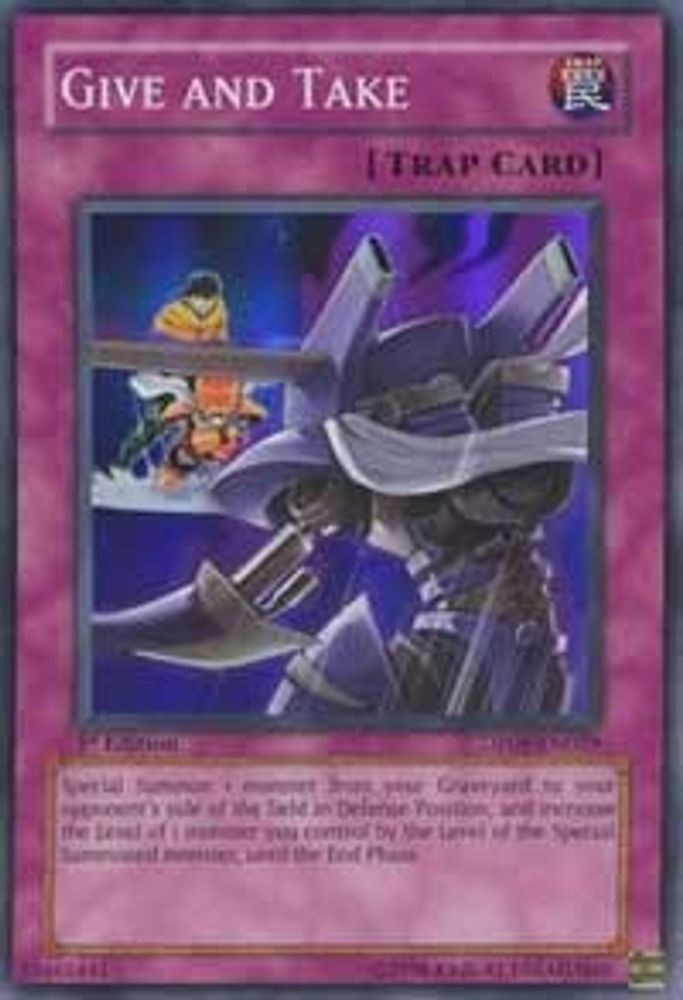 Give and Take (DP08-EN029) - Super Rare