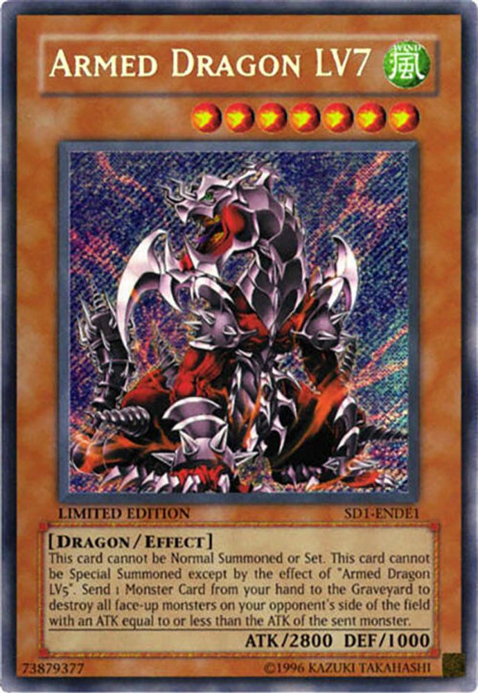 Dragon Armé Lv7 [SD1-ENDE1] Secret Rare 