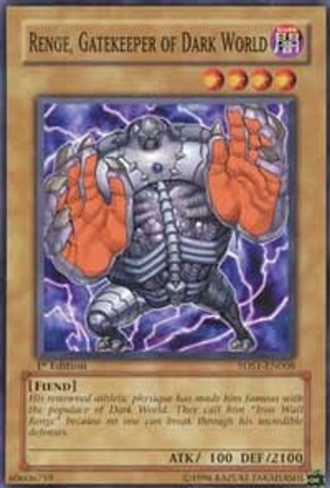Renge, Gatekeeper of Dark World (5DS1-EN008) - Common