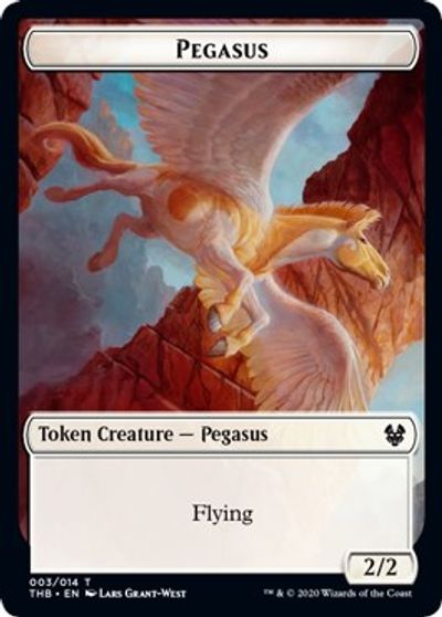 Pegasus // Jeton mural double face [Jetons Challenger Decks 2021] 