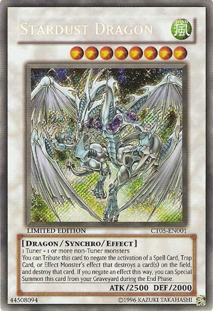 Stardust Dragon (CT05-EN001) - Secret Rare