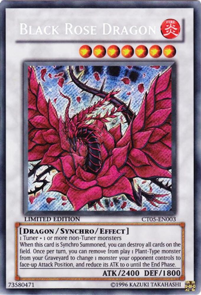Black Rose Dragon (CT05-EN003) - Secret Rare