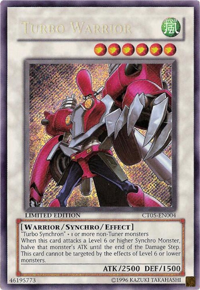 Turbo Warrior (CT05-EN004) - Secret Rare