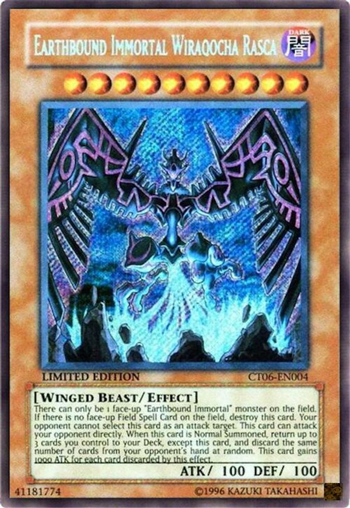 Earthbound Immortal Wiraqocha Rasca (CT06-EN004) - Secret Rare