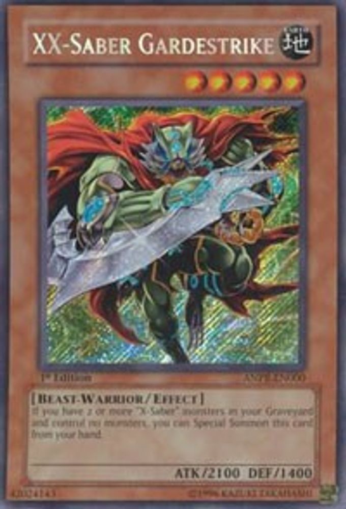 XX-Saber Gardestrike (ANPR-EN000) - Secret Rare