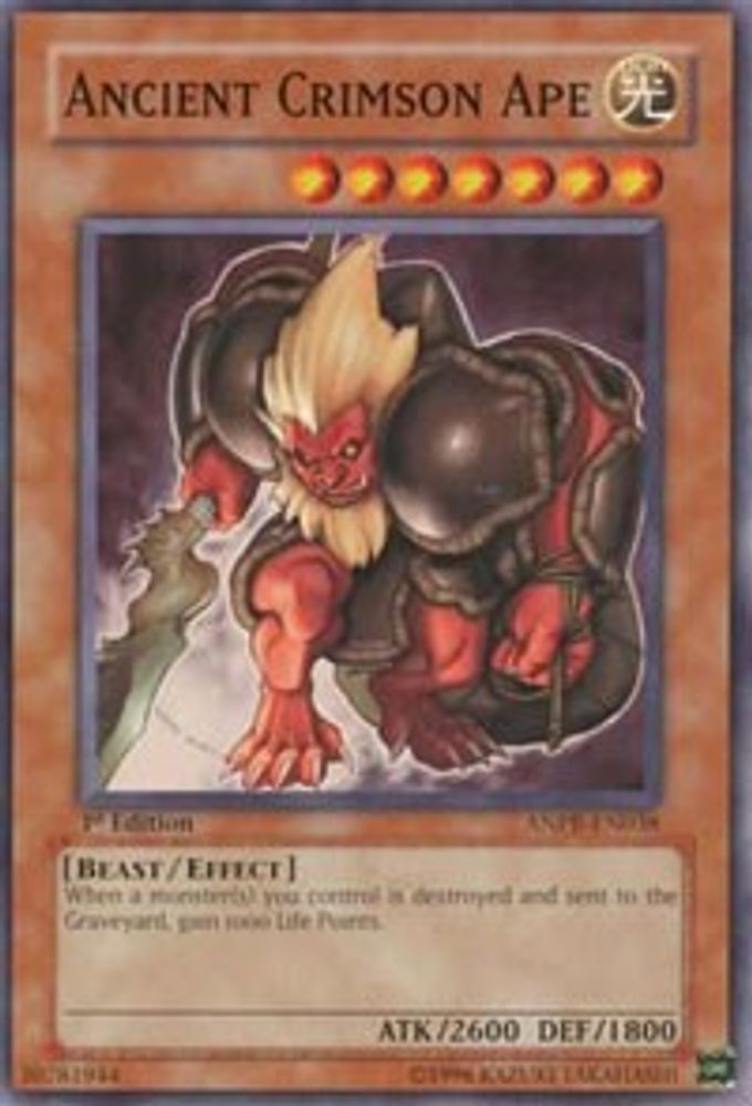 Ancient Crimson Ape (ANPR-EN038) - Common