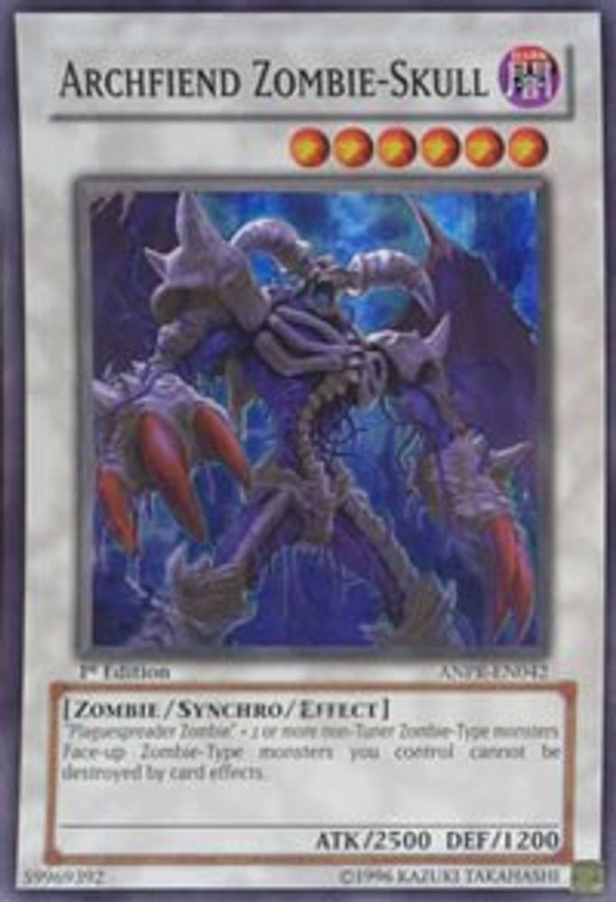 Archfiend Zombie-Skull (ANPR-EN042) - Super Rare