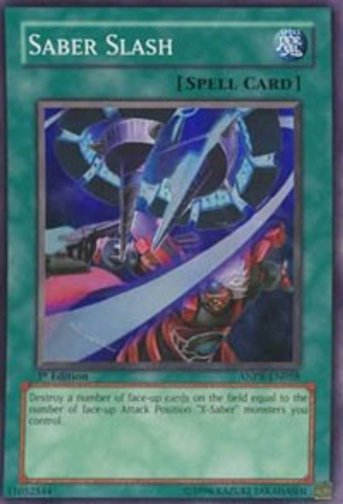 Saber Slash (ANPR-EN058) - Super Rare