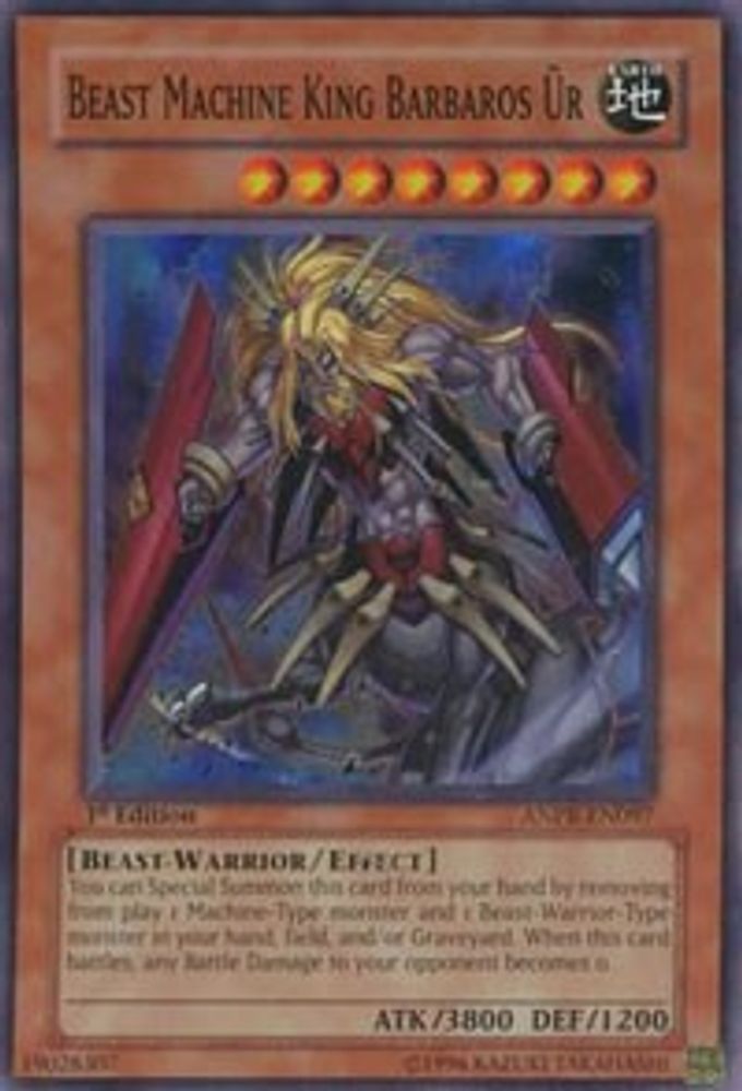 Beast Machine King Barbaros Ur (ANPR-EN097) - Super Rare