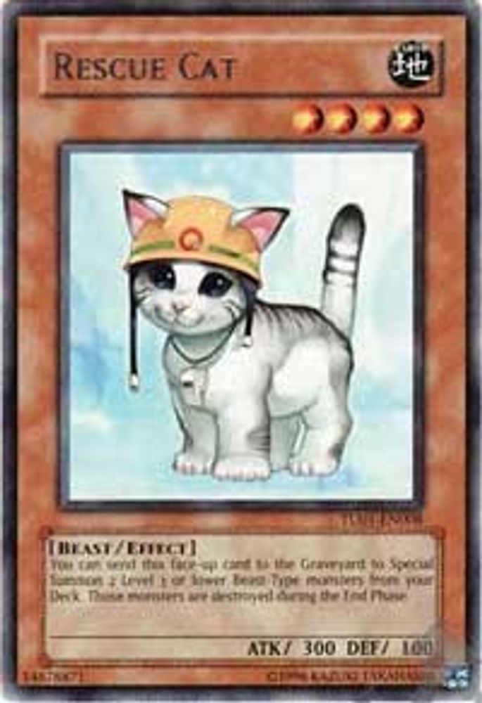 Rescue Cat (TU01-EN008) - Rare