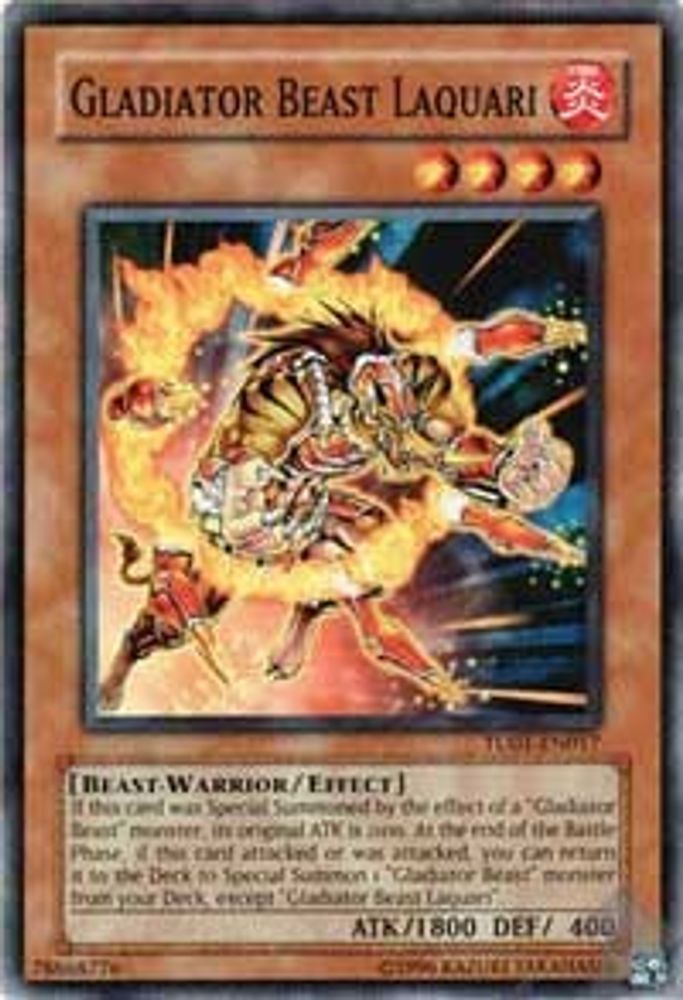 Gladiator Beast Laquari (TU01-EN017) - Common