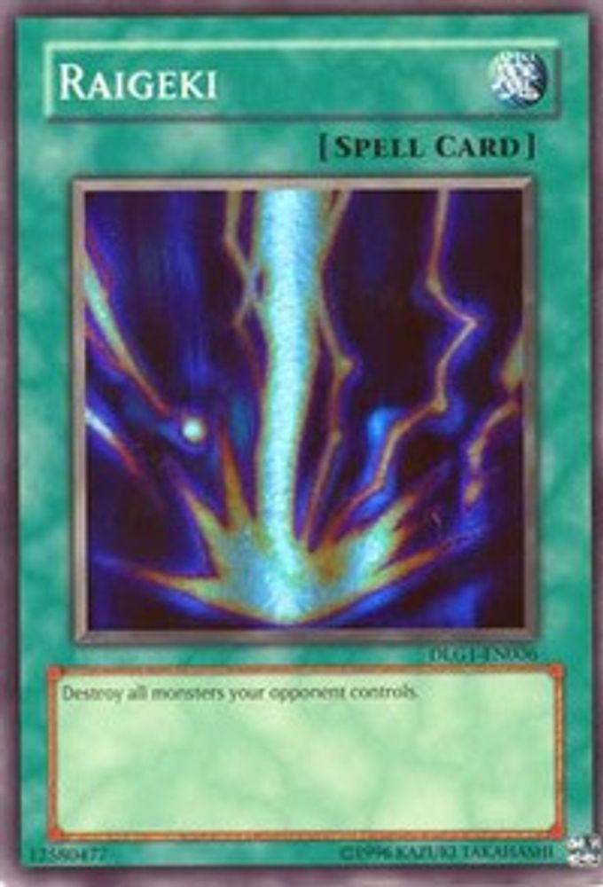 Raigeki (DLG1-EN006) - Super Rare