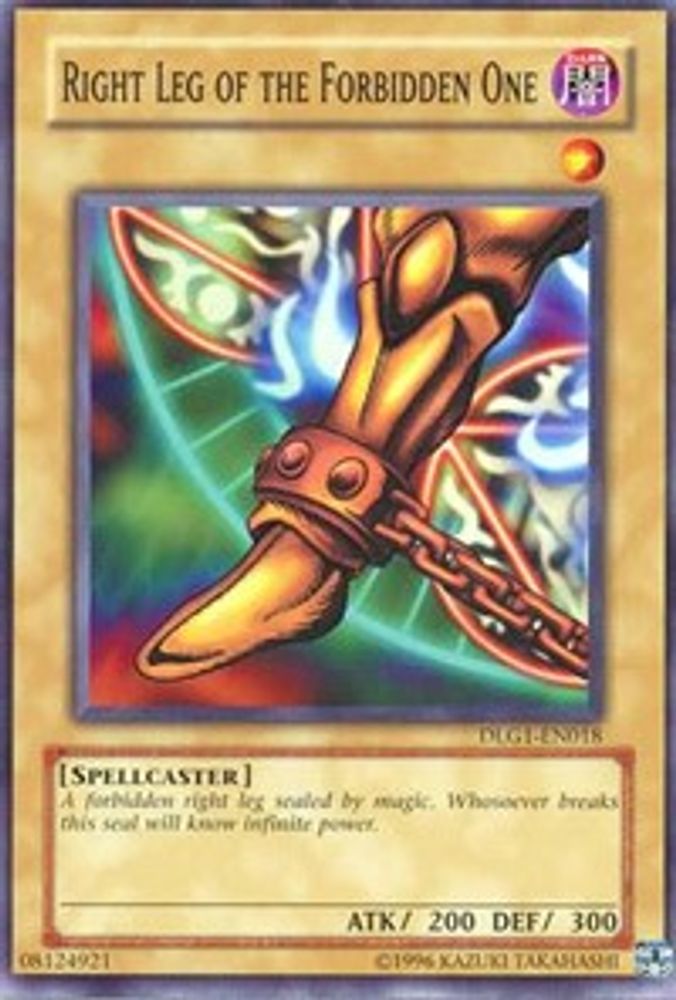 Right Leg of the Forbidden One (DLG1-EN018) - Common