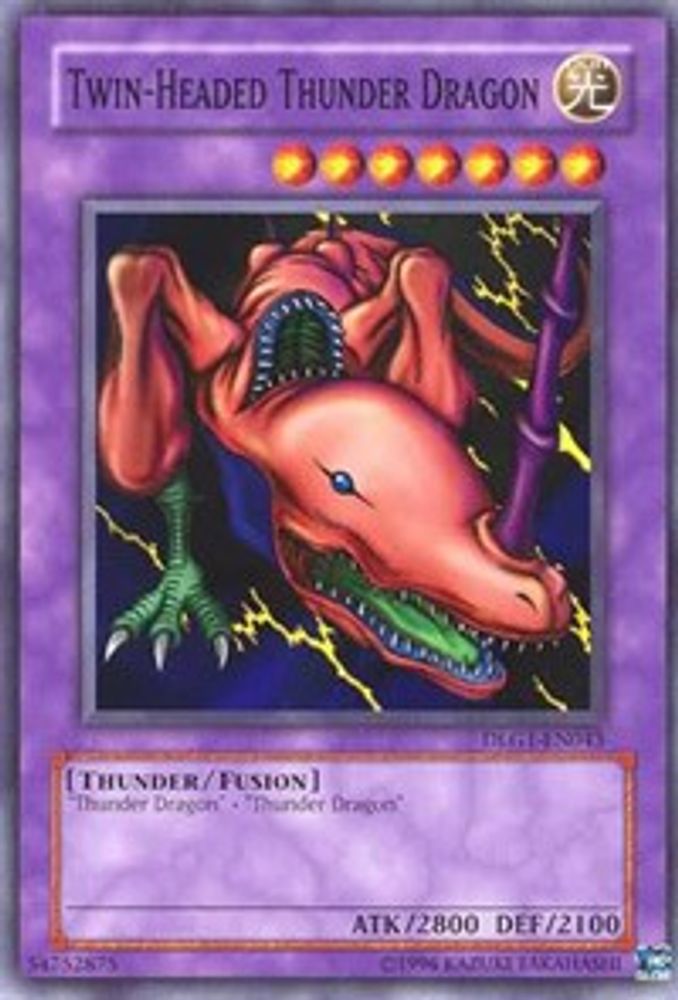 Twin-Headed Thunder Dragon (DLG1-EN043) - Common
