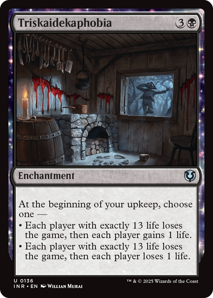 Triskaidekaphobia (INR-136) - Innistrad Remastered: (enchantment)