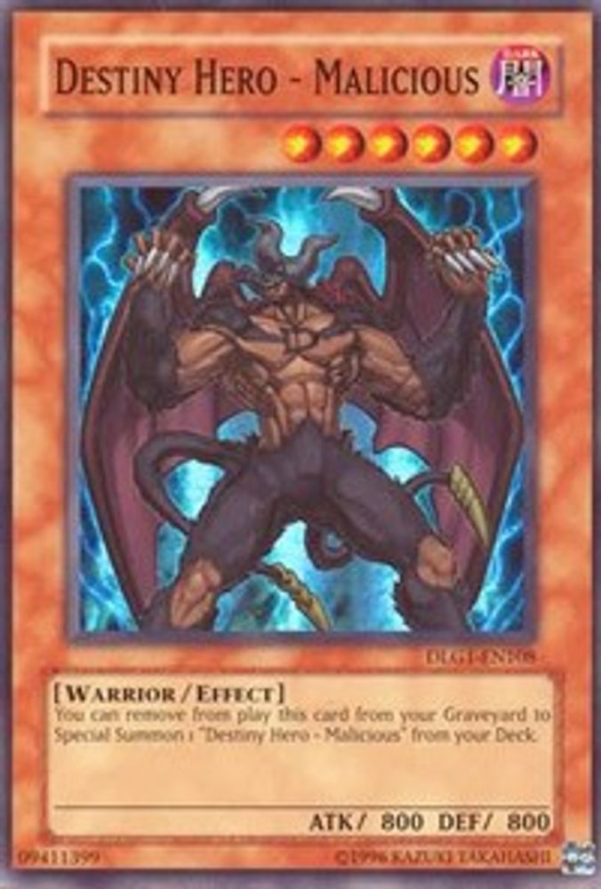Destiny HERO - Malicious (DLG1-EN108) - Super Rare