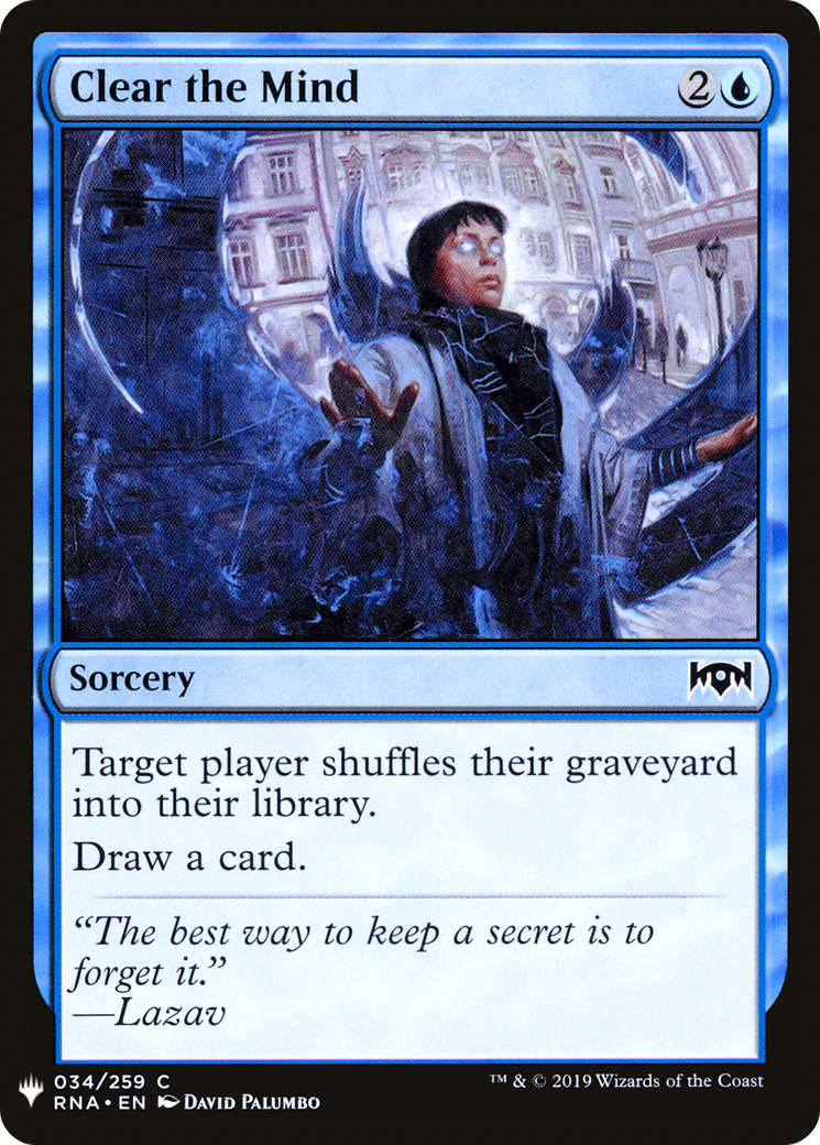Vider l'esprit [Mystery Booster] 