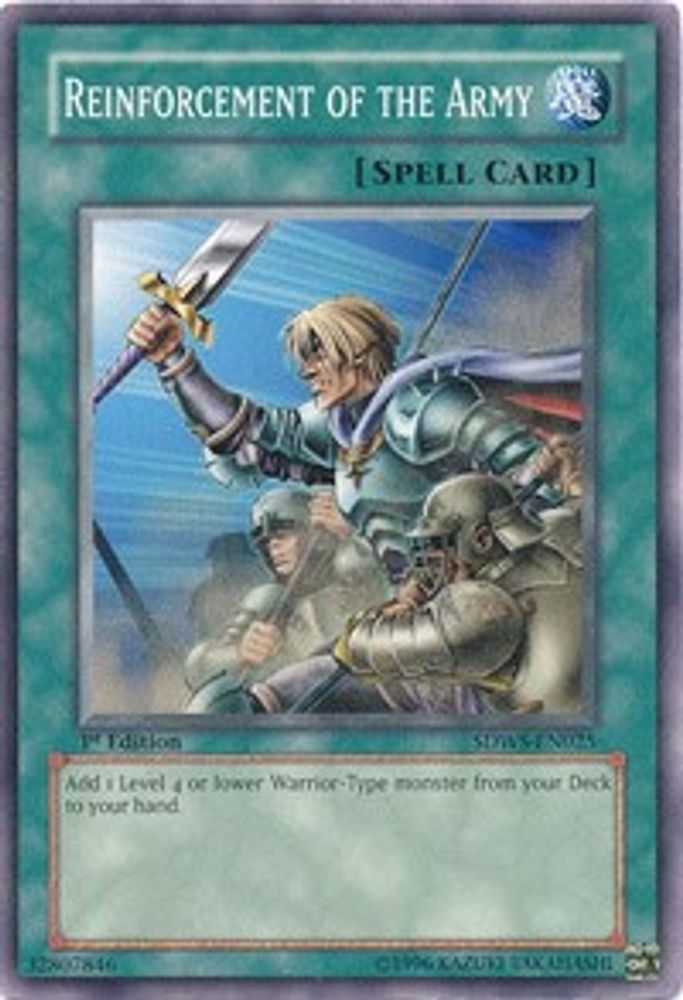 Reinforcement of the Army (SDWS-EN025) - Common