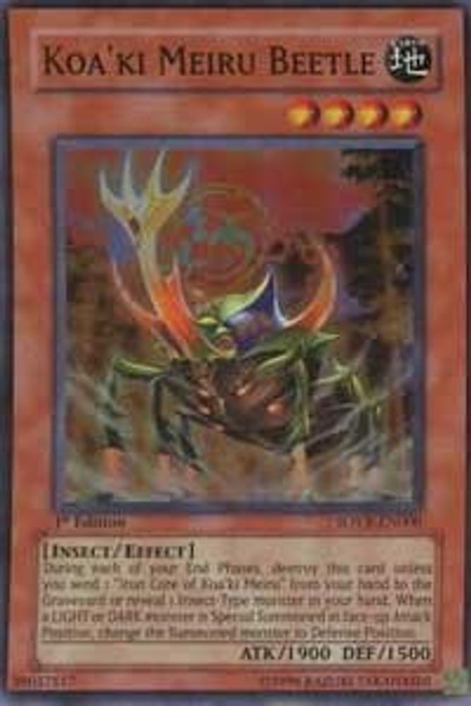 Coléoptère Koa'ki Meiru [SOVR-EN000] Super Rare 