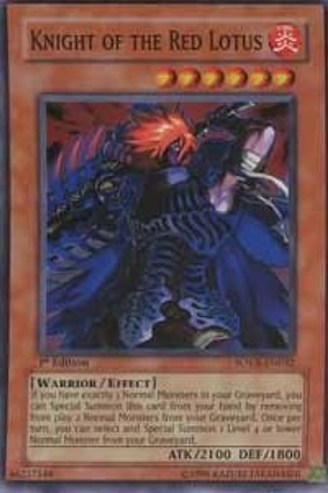 Chevalier du Lotus Rouge [SOVR-EN032] Super Rare 