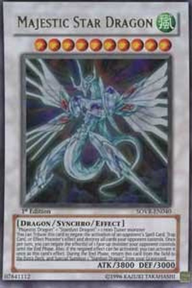 Majestic Star Dragon (SOVR-EN040) - Ultra Rare