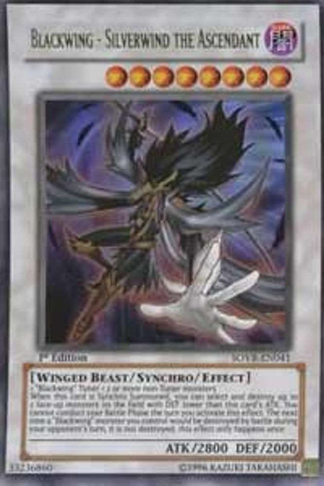 Blackwing - Silverwind the Ascendant (SOVR-EN041) - Ultra Rare