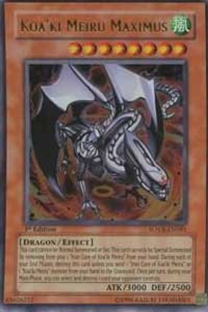 Koa'ki Meiru Maximus (SOVR-EN081) - Ultra Rare