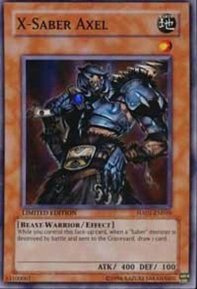 X-Saber Axel (HA01-EN010) - Super Rare