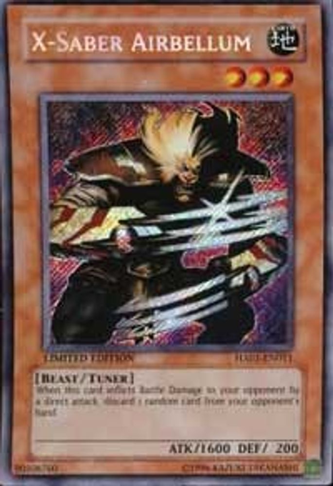 X-Saber Airbellum (HA01-EN011) - Secret Rare