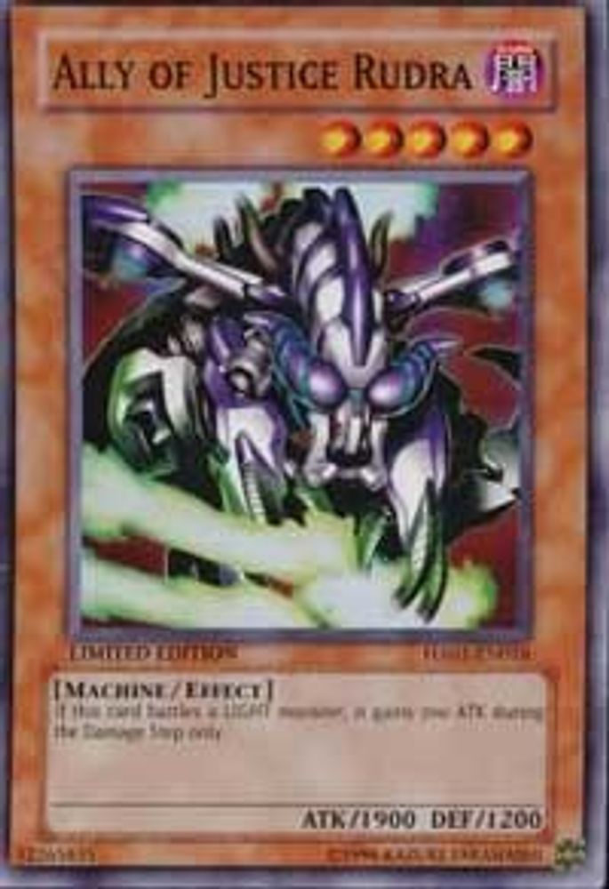 Ally of Justice Rudra (HA01-EN016) - Super Rare
